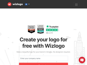 'wizlogo.com' screenshot