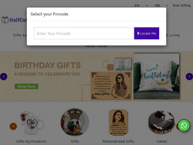 'halfcute.com' screenshot