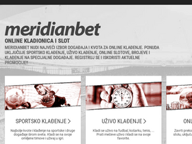 'meridianbet.rs' screenshot