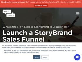 'storybrand.com' screenshot
