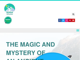'bonsaialchemist.com' screenshot