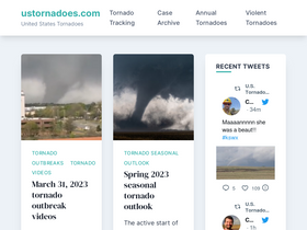 'ustornadoes.com' screenshot