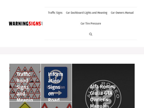 'warningsigns.net' screenshot