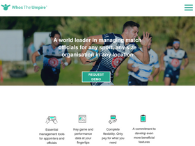 'whostheumpire.com' screenshot