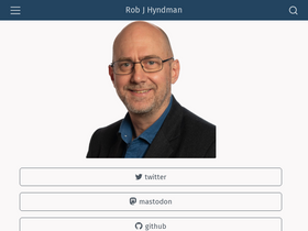 'robjhyndman.com' screenshot