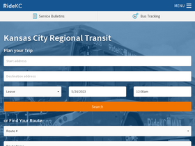 'ridekc.org' screenshot