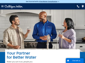 'culligan.com' screenshot