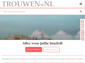 'trouwen.nl' screenshot