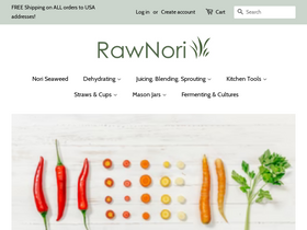 Rawnori homepage screenshot