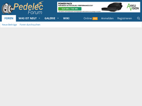 'pedelecforum.de' screenshot