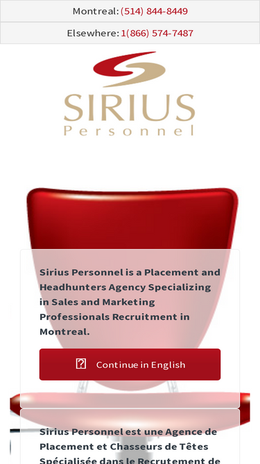 siriuspersonnel.com