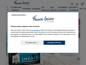 'franceloisirs.com' screenshot