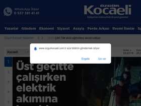 'ozgurkocaeli.com.tr' screenshot