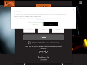 'bulleit.com' screenshot