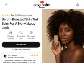 Covebalm website screenshot