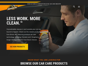 'armorall.com' screenshot