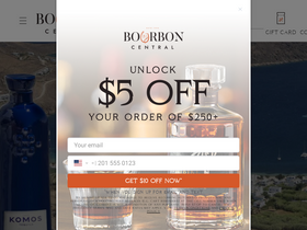 'thebourboncentral.com' screenshot