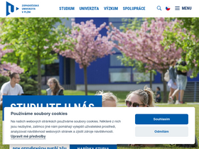 'fzs.zcu.cz' screenshot