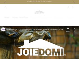 joiedomi.com homepage screenshot