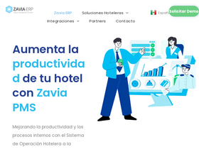 'zaviaerp.com' screenshot