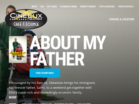 'cineluxtheatres.com' screenshot