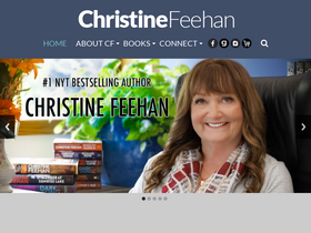 'christinefeehan.com' screenshot