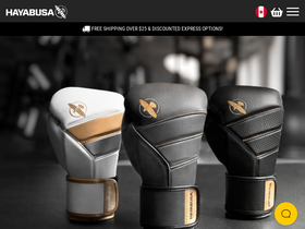 'hayabusafight.ca' screenshot