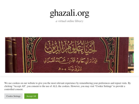 'ghazali.org' screenshot