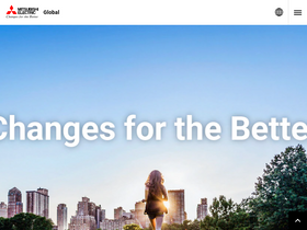 'mitsubishielectric.com' screenshot