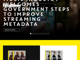 'headlinermagazine.net' screenshot