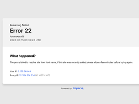 'lunanuova.it' screenshot