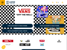 'labonnepointure.fr' screenshot