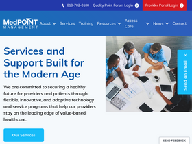 'medpointmanagement.com' screenshot