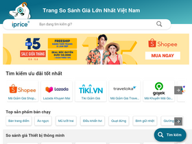 'iprice.vn' screenshot
