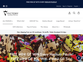 Victorypuzzles homepage screenshot