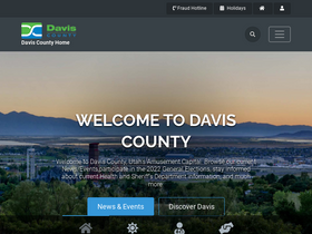 'daviscountyutah.gov' screenshot