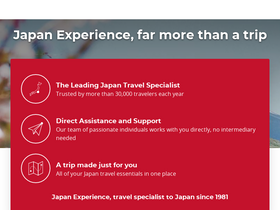 'japan-experience.com' screenshot