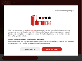 'partouche.com' screenshot