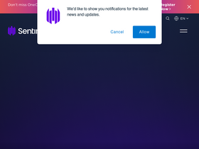 'sentinelone.com' screenshot