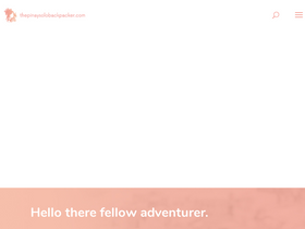 'thepinaysolobackpacker.com' screenshot