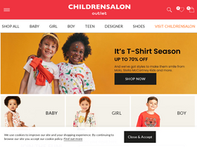 'childrensalonoutlet.com' screenshot