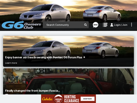 'g6ownersclub.com' screenshot