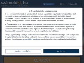 'szamoldki.hu' screenshot