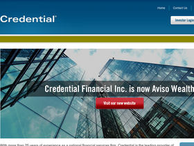 'credential.com' screenshot