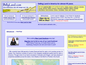 'billyland.com' screenshot