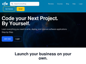 'codingforentrepreneurs.com' screenshot