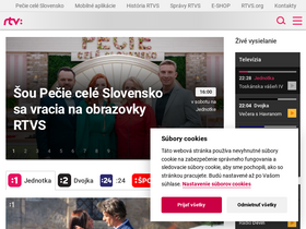 'rtvs.sk' screenshot