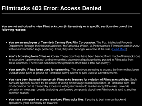 'filmtracks.com' screenshot
