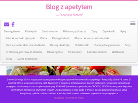 'blogzapetytem.pl' screenshot