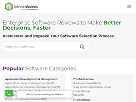 'vendor.softwarereviews.com' screenshot